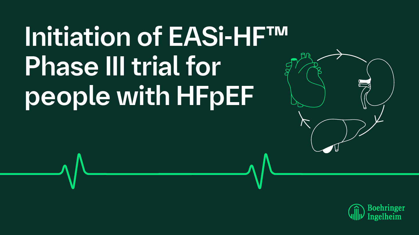 EASi-HF Phase III trial in heart failure for people with HFpEF